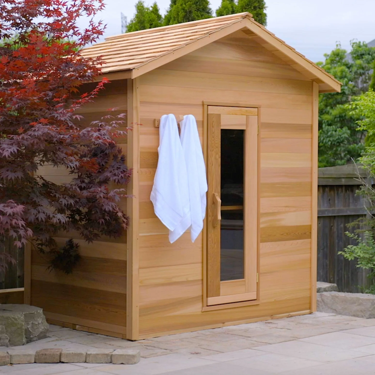 steamsaunabath.com/sauna/home-sauna/room-kits/outdoor